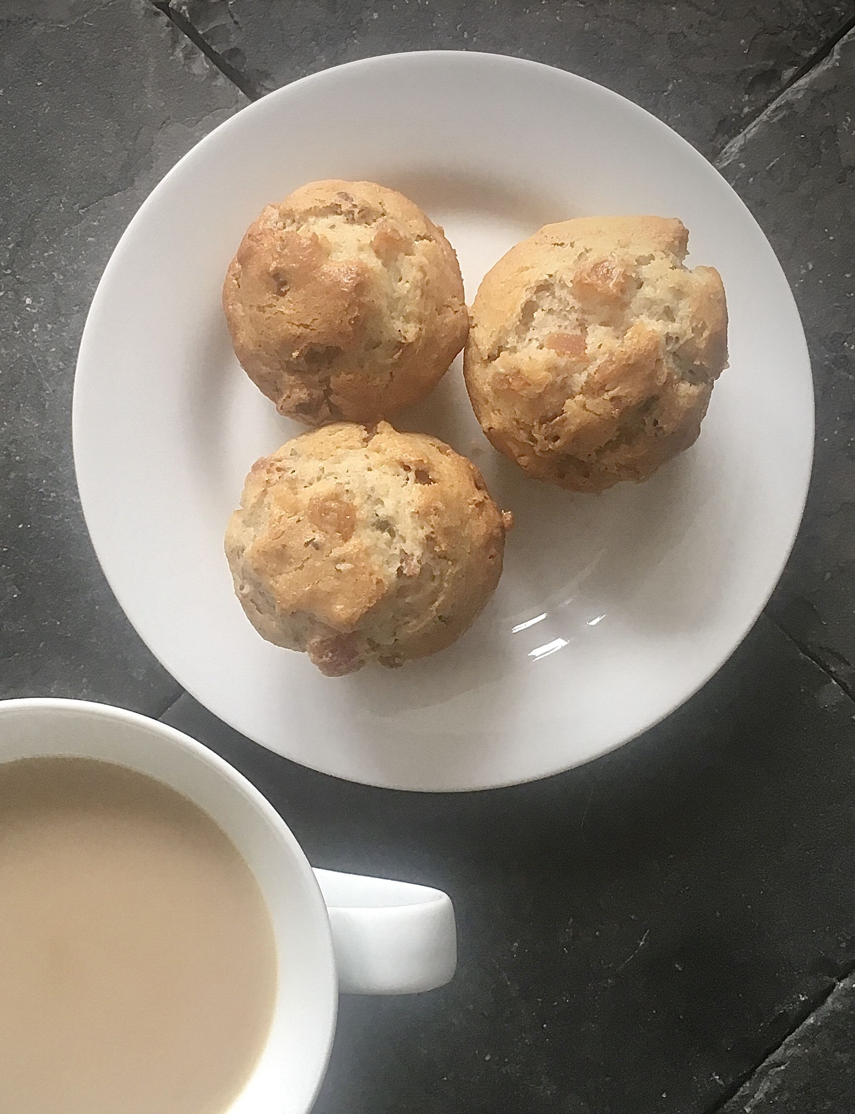 yogurt dried fruit muffin